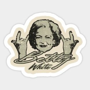 VINTAGE - BETTY WHITE ROCK Sticker